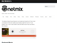 Tablet Screenshot of netmix.com